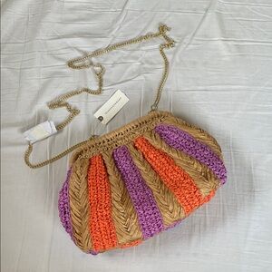 Anthropology Clutch with Chain